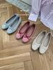 Fashion 2025 Spring Summer Brand Women Flat Shoes Fashion Round Toe Shallow Slip On Ballerinas Shoes Soft Flat Heel Dress Ballet Shoe