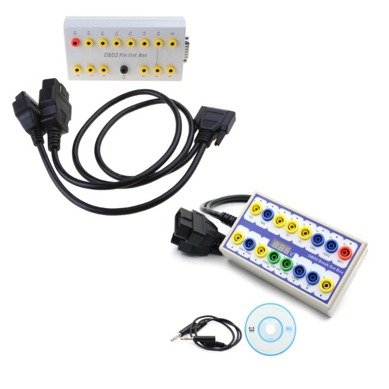 Automotive OBD2 Protocol Detector Breakouts Box Tester for OBD CAN Diagnosis Too