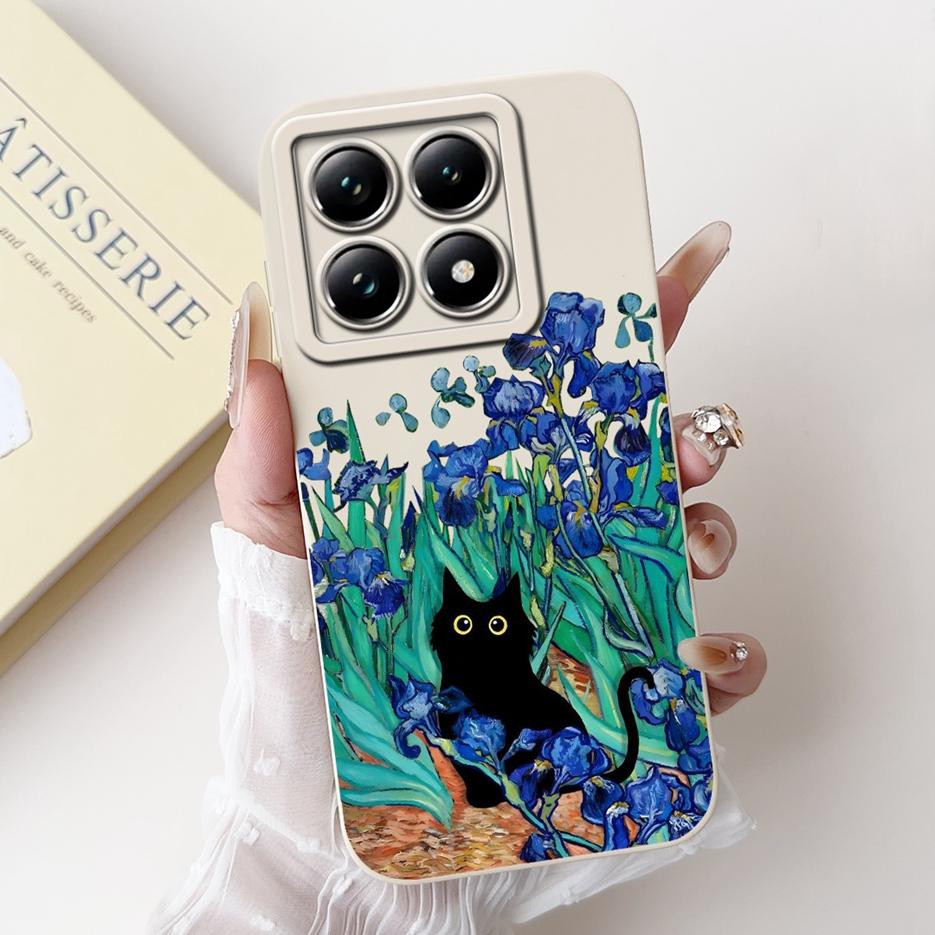 Für Xiaomi Mi 14T Pro Hülle Einzigartige Bonbon-Lackierte Abdeckung Stoßfeste Handyhülle Für Xiaomi 14T Pro Mi14T 5G Weiche Hüllen Hülle Stoßfänger