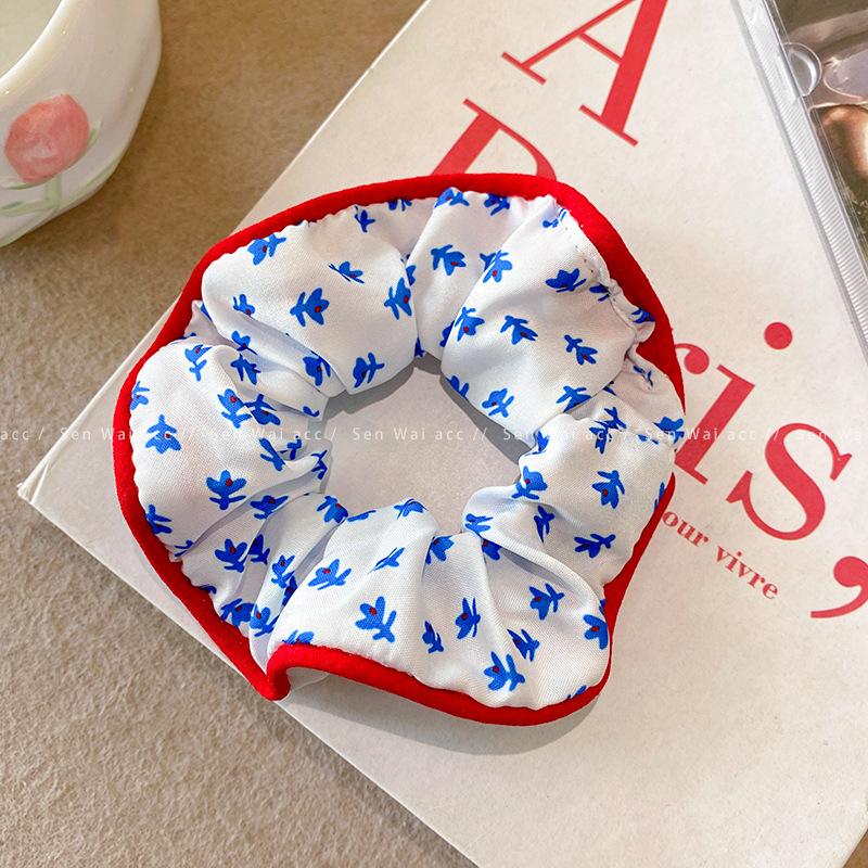 Сломанный цветок большая кишка резинка для волос женская Морри пучок цветок веревка для волос супер сказочный милый голова