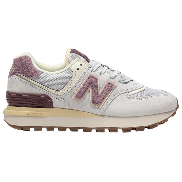 New Balance NB 574 Retro Comfortable Cushioning Durable Lightweight Low-Top Running Shoes Unisex sneaker Gray White U574LGLG