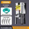 High-Power Automatic Grass & Vegetable Chopper with Bucket Feeder for Livestock