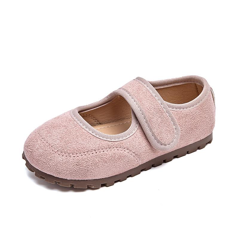 Mädchen Herbst Woll Ballerinas - Weiche Sohle Leder Prinzessin Schuhe