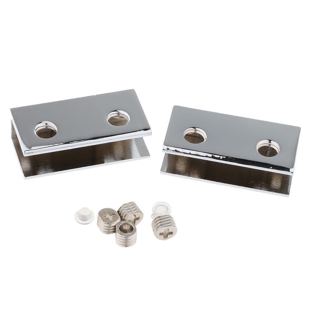 

2 шт. фиксированный зажим для стекла из цинкового сплава регулируемые кронштейны для стекла