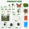Jungle Diorama Kit Cardboard Diorama Box Rainforest Model Scenery Kit Rainforest Diorama Supplies for DIY Crafts Birthday Gifts