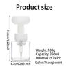 250ml Square Flower Foam Bottle 2026 Soccer Refillable Lotion Container Leakproof Travel Pump Bottle for Skincare Sports Fan Gif