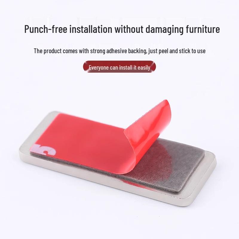 Magnetic Sliding Wardrobe Door Suction Device with Invisible Magnetic Strip