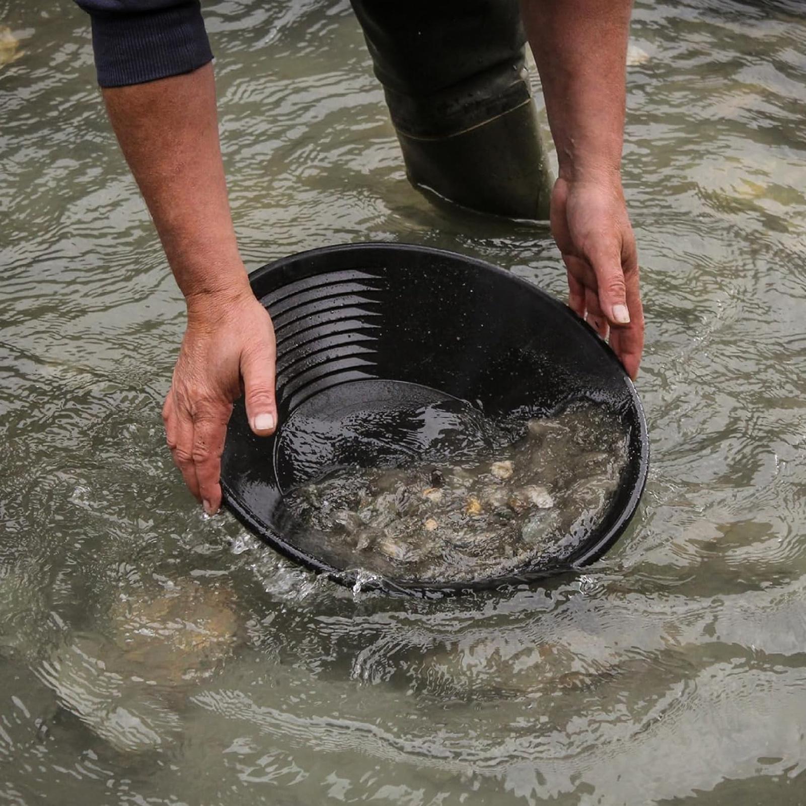 

Plastic Gold Pan Metal Detector Accessories Gold Sifting Classifier Washing Sieve Tray Gold Panning and Mineral Recovery China Mainland