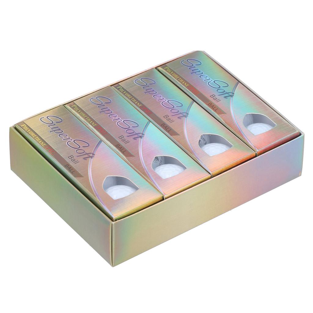 12 Adet Kutu Golf Topları Sürüş Menzili Uygulama Topu Profesyoneller İçin Golf Eğitim Yardımcıları