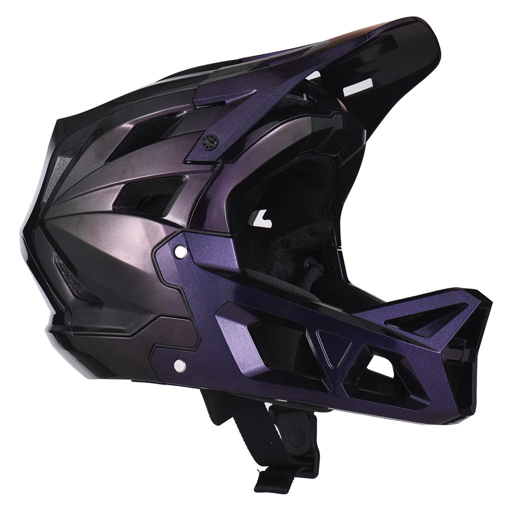 Full Face Mountain Bike Helmet For Men With Visor EPS Lining Lightweight Breathable Rough Terrain Helmet