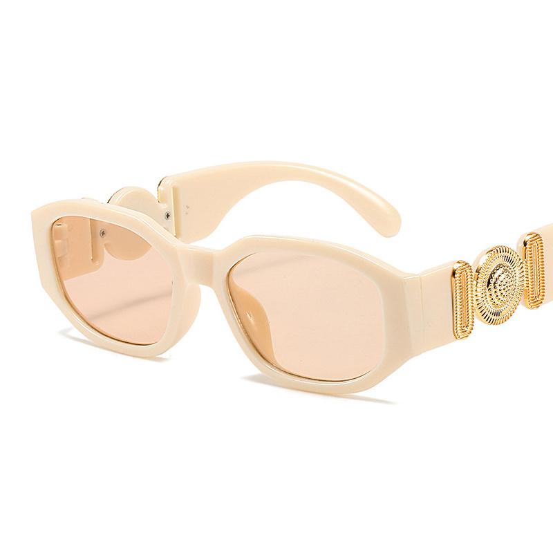 Brand Designer Vintage Sunglasses Woman Irregular Square Fashion Sun Glasses Small Frame Mirror Black Retro