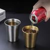 1Pcs 304 Stainless Steel Whisky Beer Cups Travel Camping Outdoor Drinking Mug Stainless Steel Cup