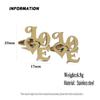 Letter LOVE Cufflinks Stainless Steel Personalized Design Niche Temperament Clothing Accessories