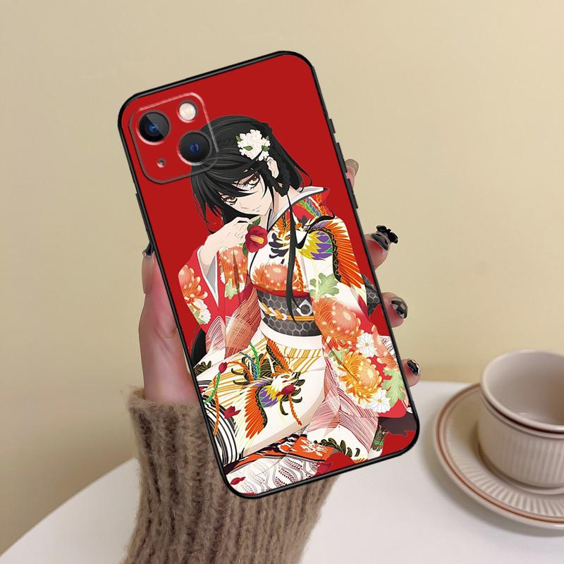 Japanese Art Kimono Tattoo Phone Case For iPhone 17 Pro Max 14 13 12 11 15 16 Pro Max Mini Plus 16e 17 Air Cover Funda