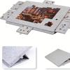 1 Set Portable Felt Puzzle Table Board - Foldable with Bracket Cover, Home Office Storage Organizer for Puzzle & Craft Supplies