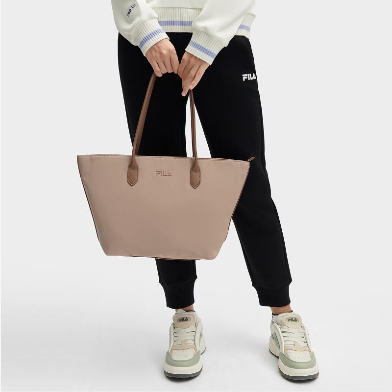 New FILA Fabric One Shoulder Handbag Extra Small Women's Light Brown F13W418165FBG
