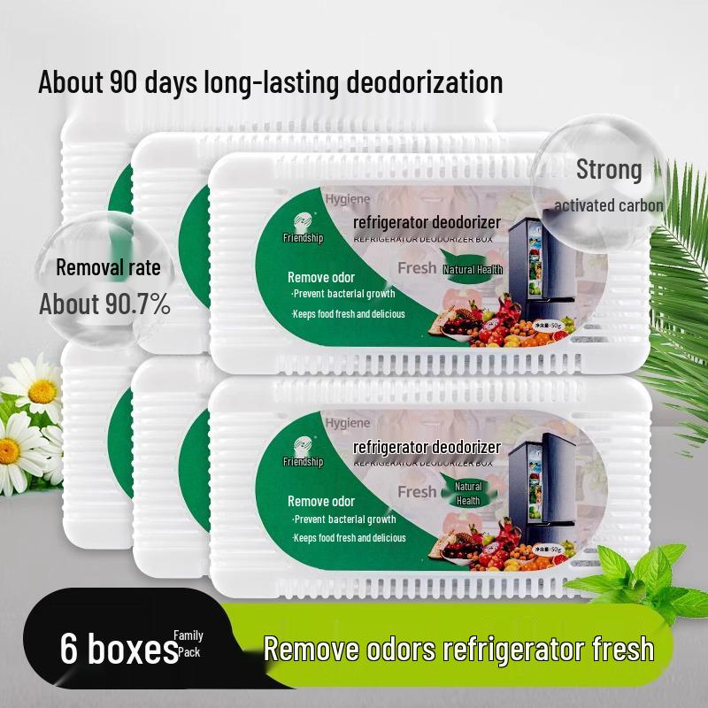 

Activated Carbon Refrigerator Deodorizer Box - Odor Remover and Purifier