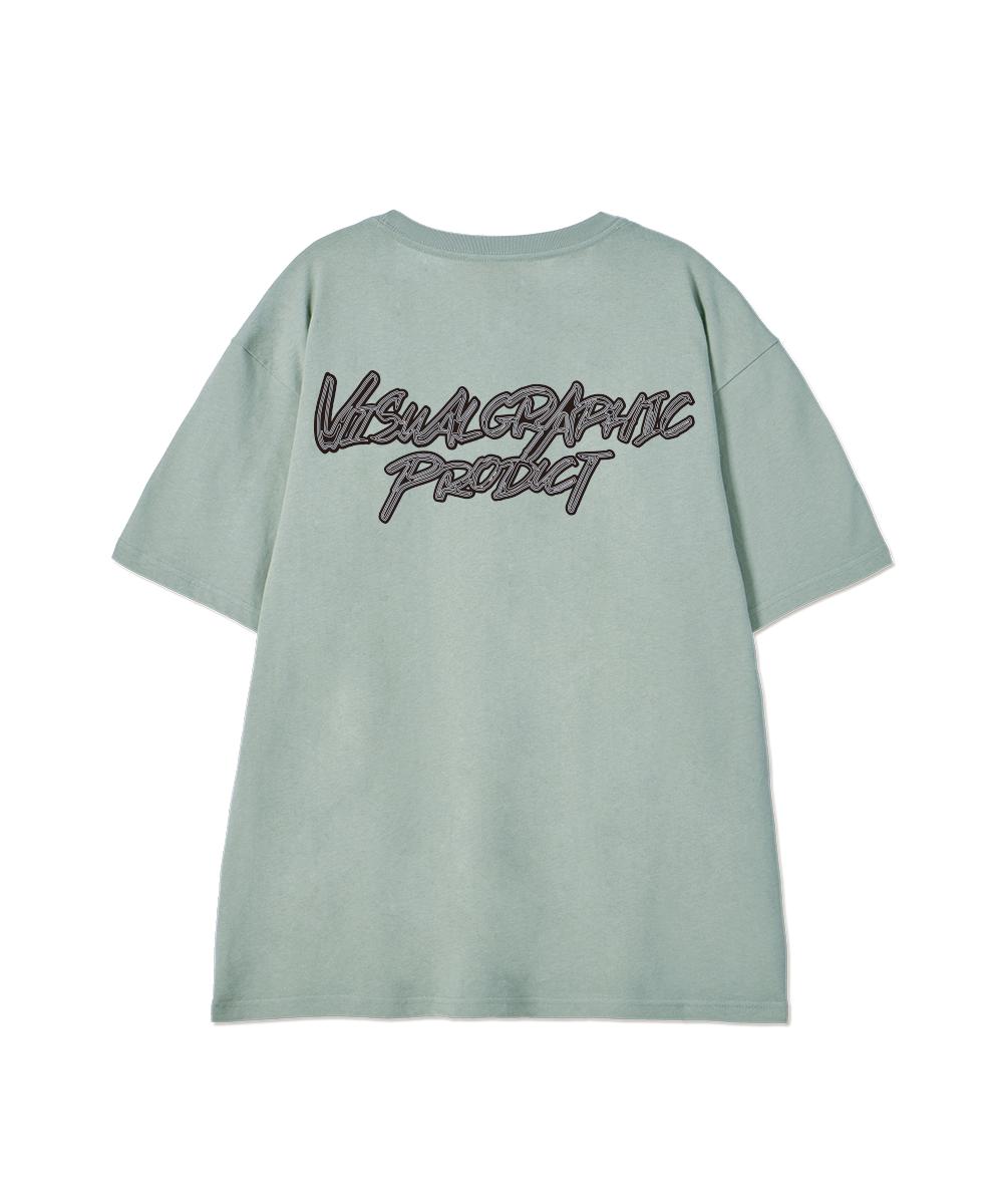 Biel Contour Graffiti Logo Short Sleeve T-Shirt Mint M