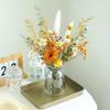 Luxury Dried Flower Arrangement In Glass Bottle for Living Room Decor