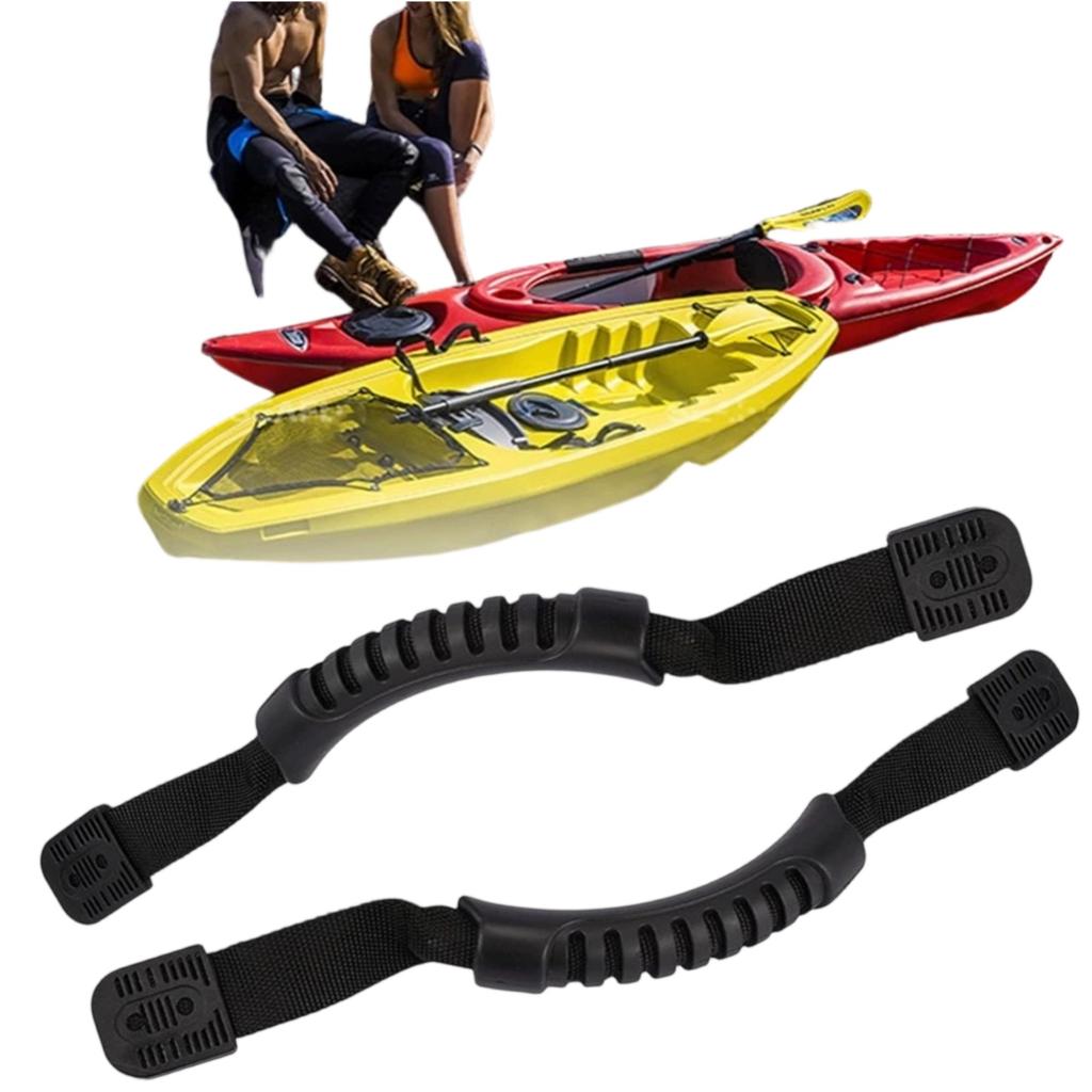 Black - Handle Replacement for Kayaks, Canoes & Toolboxes – Portable Carry Handle for Boats & Outdoor Gear