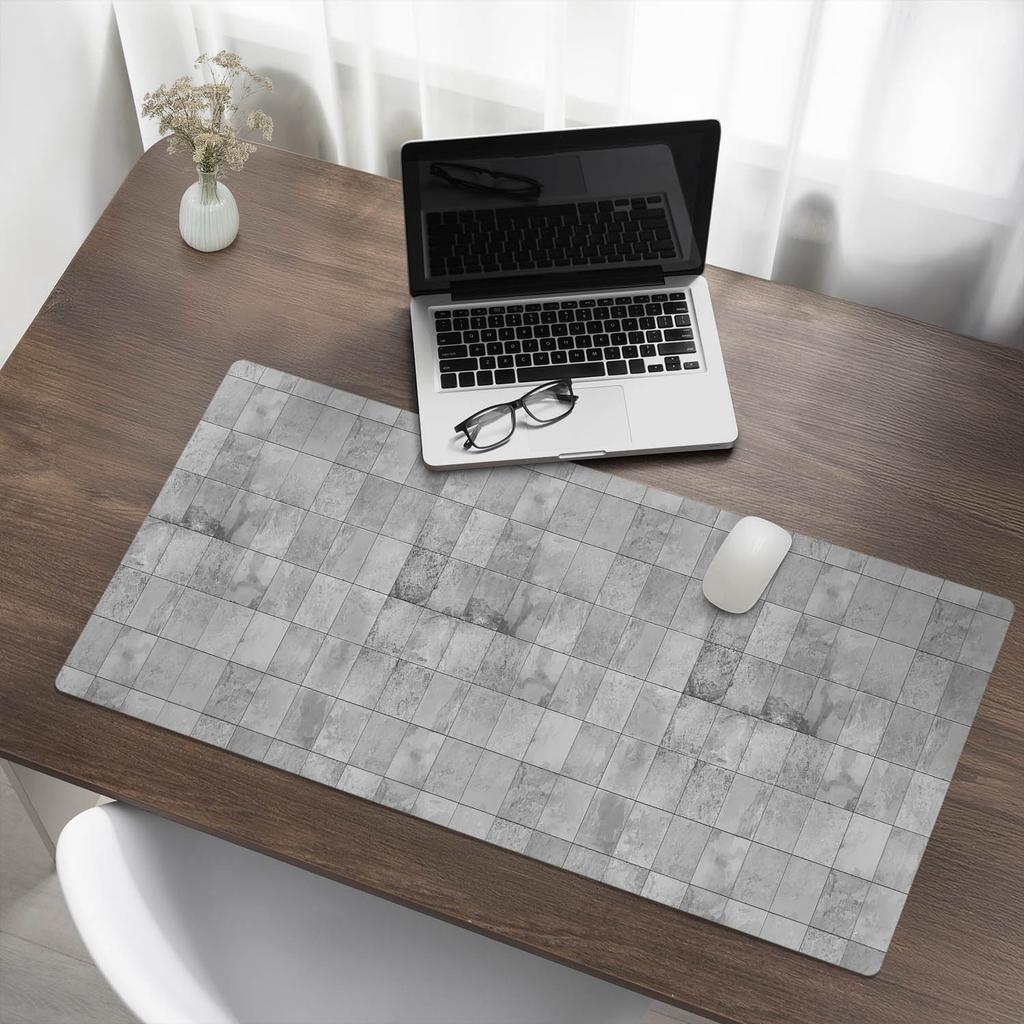 Desk Pad for Graphic Designers and Designers Stone Mosaic 100x50 Cm