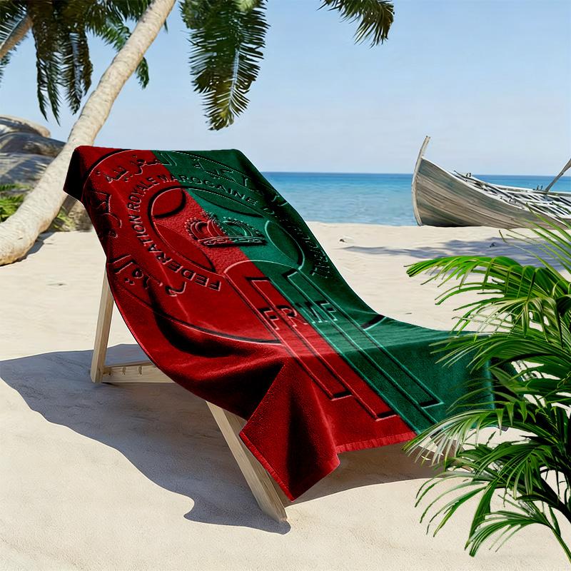 FRMF 2D Flat Print Beach Towel, Large Soft Quick Dry Towel for Beach Camping Swimming.NSTJ0928473