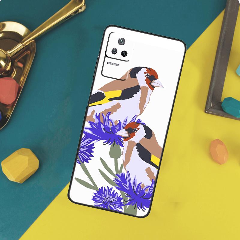 European Goldfinch Case For Xiaomi 13 14 15 Ultra 11T 12T 13T 14T Pro POCO X7 Pro X3 X5 X6 F5 F6 M6 Pro Funda