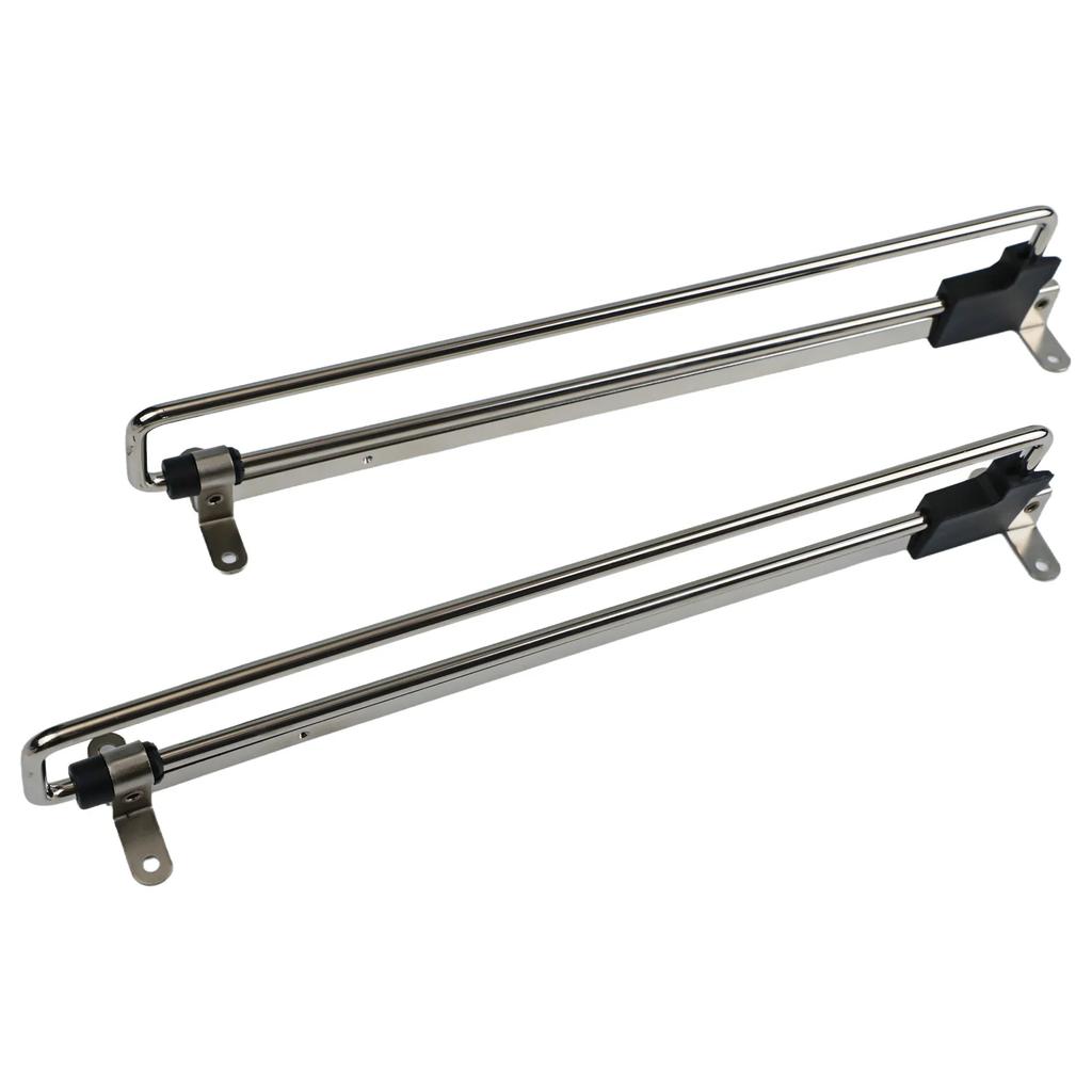 2Pcs Telescopic Clothes Rods Retractable Pull-Out Hanger For Clothes Retractable Top Mount Wardrobe Rail Coat Racks Closet Rod