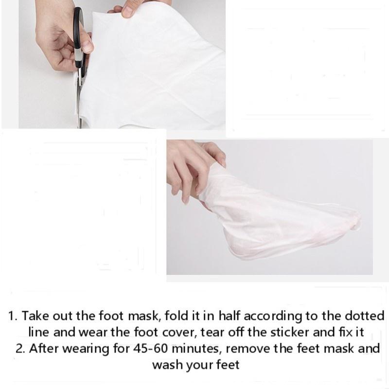 1Pair Exfoliating Foot Mask Foot Patch Magic Skin Peeling Dead Skin Feet Mask Socks Sosu Socks for Pedicure Socks Cream
