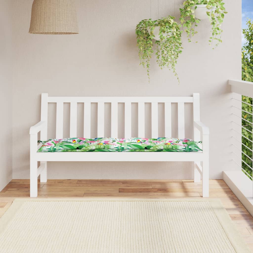 Garden Bench Cushion Multicolor 150 X 50 X 7 Cm Oxford Fabric