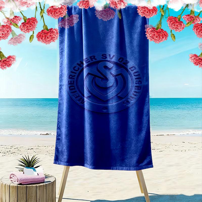 MSV Duisburg Print Strandtuch, Großes Weiches Schnelltrocknendes Handtuch für Strand Camping Schwimmen