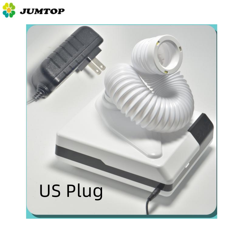 

Стоматологический пылесос со светодиодной подсветкой, пылесборник для стоматологической лаборатории, полировка зубов, портативная машина для всасывания пыли для стоматологии EU Plug белый