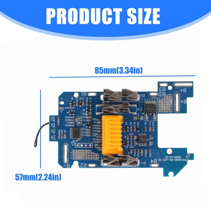 Advanced PCB Lithium Batteries Protections Board With Intelligent Current Management For BL1830 BL1850 BL1860 18V Power Tool