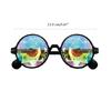 Kaleidoscope Glasses Rave Steampunk Goggles Kaleidoscope Sunglasses Unisex