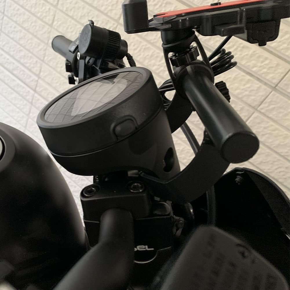 

for Rebel CMX 500 300 CMX500 CMX300 2017-2025 Motorcycle GPS Vehicle Mounts, Steel Smartphone Stand Holder w/ 22mm Bar, Anti-Vibration Phone Holder