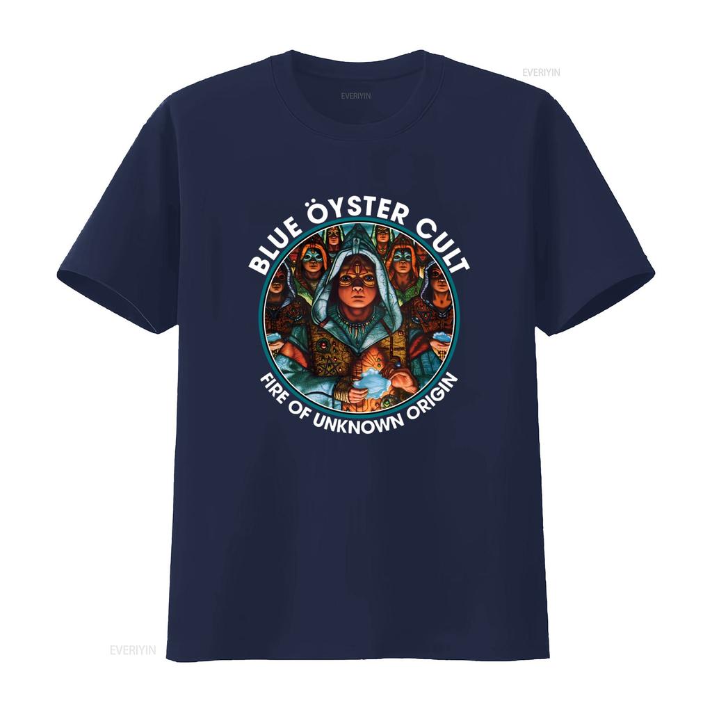 Blue Oyster Cult Fire Of Unknown Origin Cotton T Shirt S 5XL Vintage Washed Comfortable Designer Clothes Casual Unisex