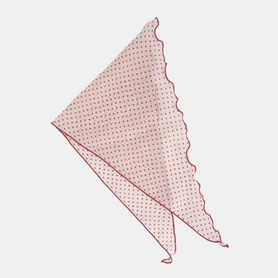 Elkate Women's Kerchief Dot Pattern Spring/Autumn Tencel Triangle Petite Transitional Scarf LNM258