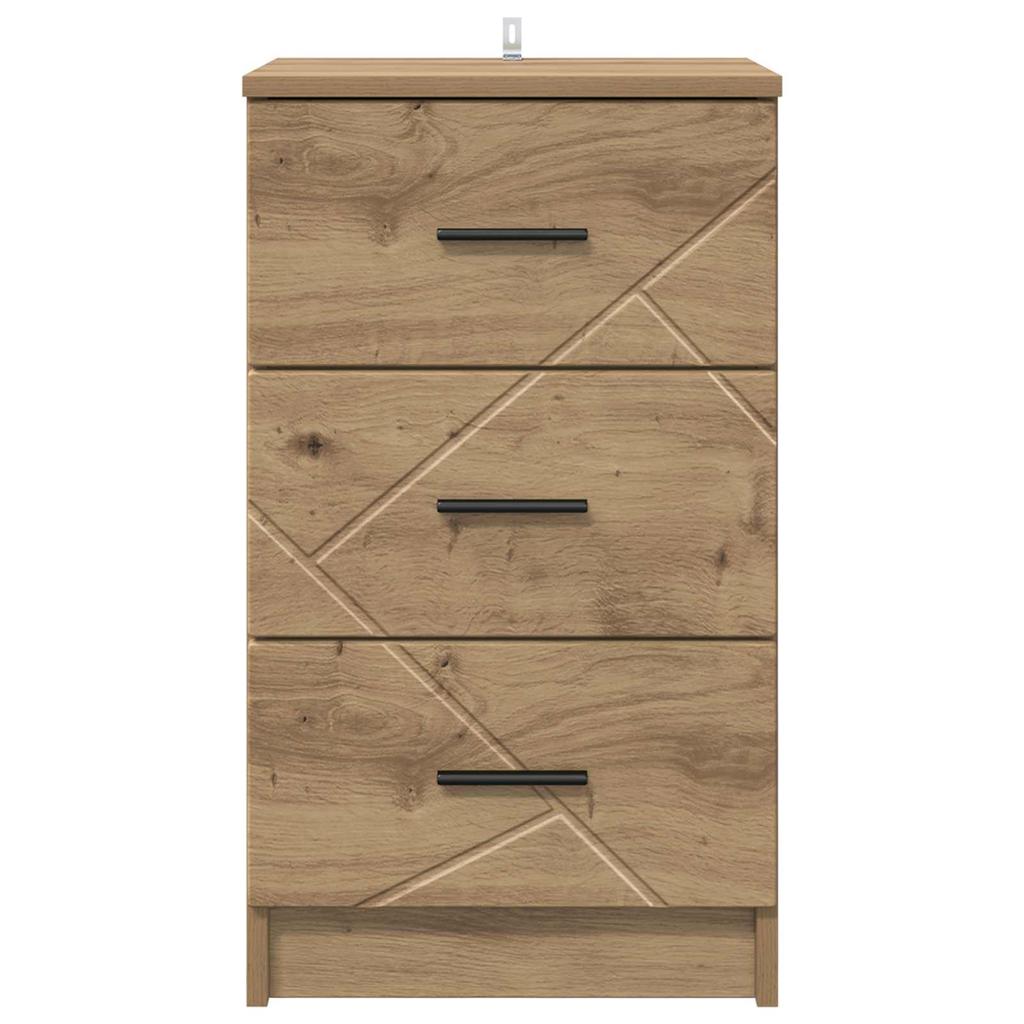 Nightstand Artisan Oak 38 x 38 x 66 cm Particleboard