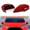 Red Left + Right Side Rearview Wing Mirror Cover Cap For Ford Fiesta MK7 2008-17