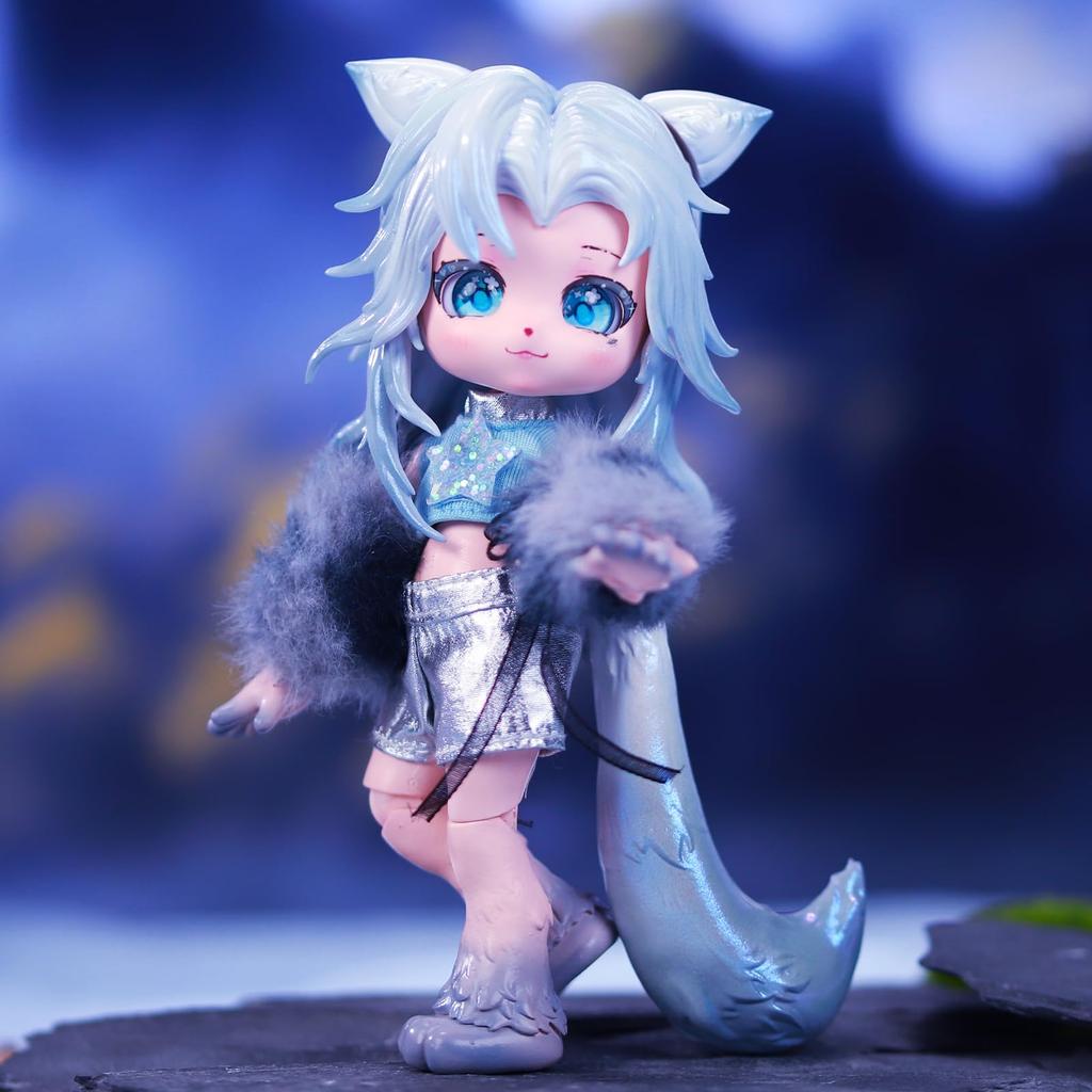 ICY Fortune Days 14cm BJD Doll Beast Series Doll Made of PVC Perfect for DIY and Girl Doll - Set, & ABS, Gifts, Decoration, Exercise, Collections,