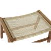 Banquette - Naturel - 65 x 47 x 40 cm - Teck - Plastique multicouleur - Contemporain