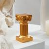 Roman Pillar Candle Holder Mini Greek Column Candle Stand Resin White Candlestick Holder for Wedding Banquet Home Table Centerpiece Photo Prop