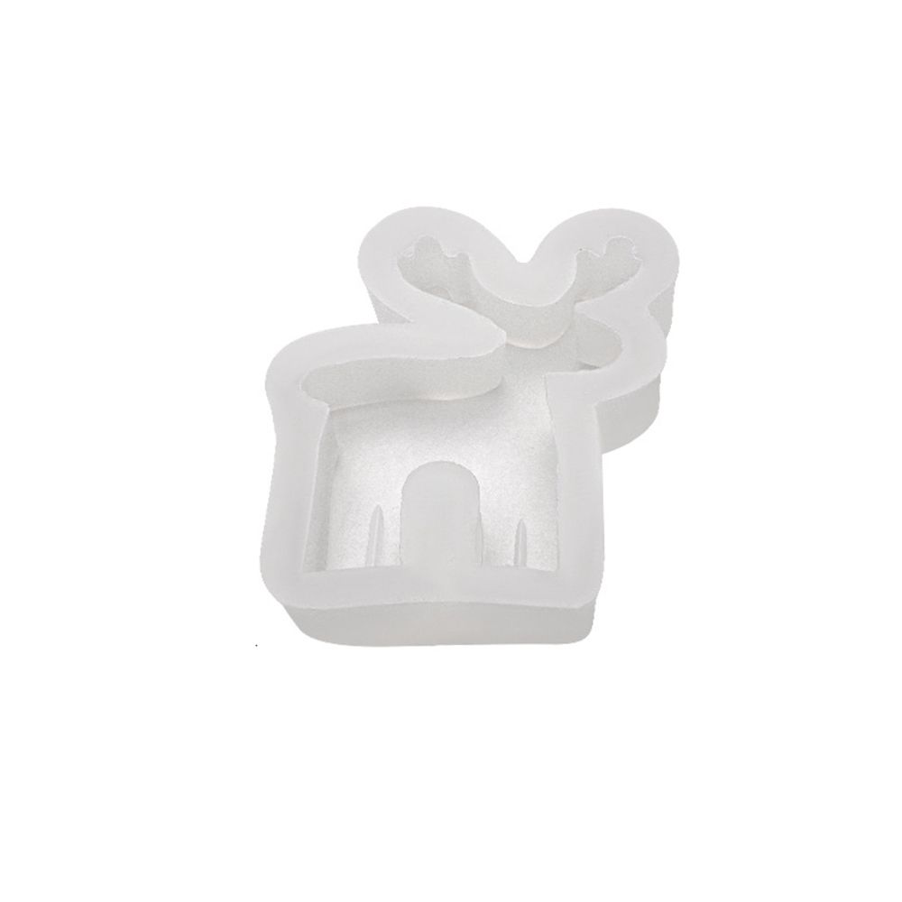 Handmade DIY Crafts Christmas Tree Elk Soap Making Tool Christmas Decor Baking Mould Candle Mold