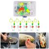 5Pcs Catfishing Equipment Catfishing Float Rigs Catfishing Rattle Floater Tackle Rig 6/0 8/0 10/0 Circle Hook