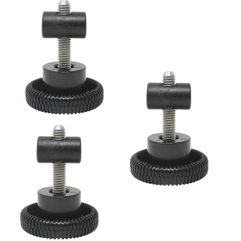 Pack of 3 Replacement Hand Knob Nut Set ABS Plastic Pump Handle Assembly ABS Texture for Various Pool Pump Models