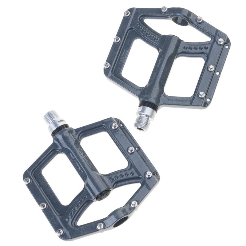 

Nonslip Bicycles Pedals Flat Platform Three Bearing Footboards 9/16Inch Thread Mountain Bicycles Footrest Bikes Pedals срібний