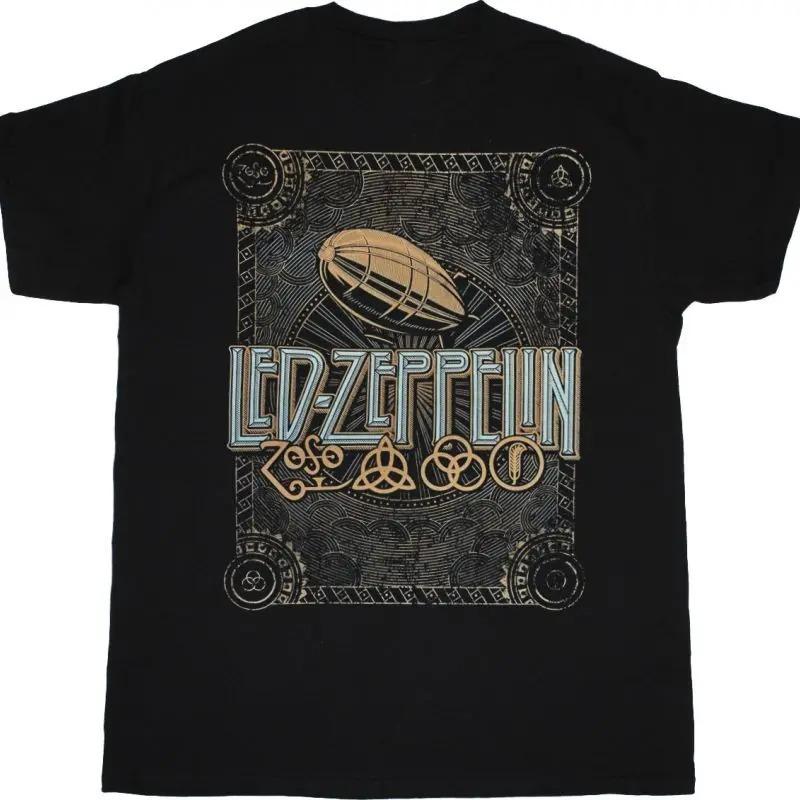 Led Zeppelin Icarus Logo Graphic Unisex Cotton 2026 Summer New Men Rock Style Fashion Streetwear T-shirt Streetwear Harajuku Fashion Oversized Top