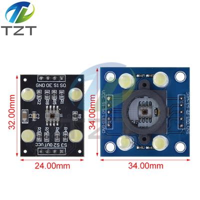 TZT Farberkennungssensor TCS230 TCS3200 Farbsensor Farberkennungsmodul für Arduino DIY Modul DC 3-5V Eingang
