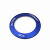 Tosmisy Engine Start Button Decoration Ring for Suzuki Alto and Wagon R (Blue) Escudo, XBEE, Swift, SX4, Jimny, Works, Hustler, (1 Piece)