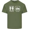 Tractor Problem Solved Driver Farmer Funny Unisexs Light Cotton TShirt